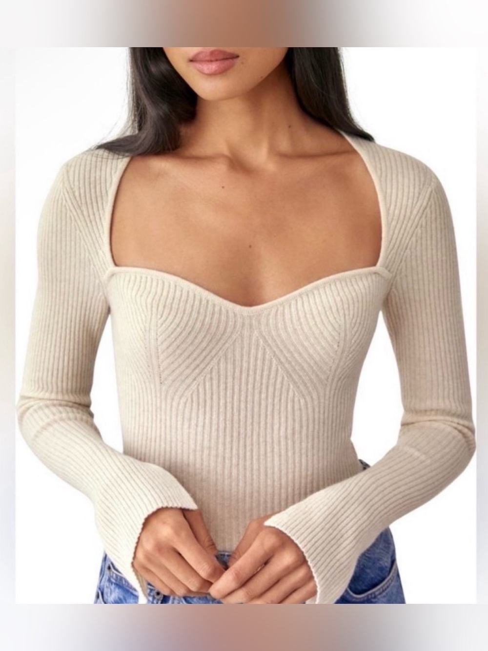 Reformation GLENNA CASHMERE SWEATER SMALL NEW $198 WOW